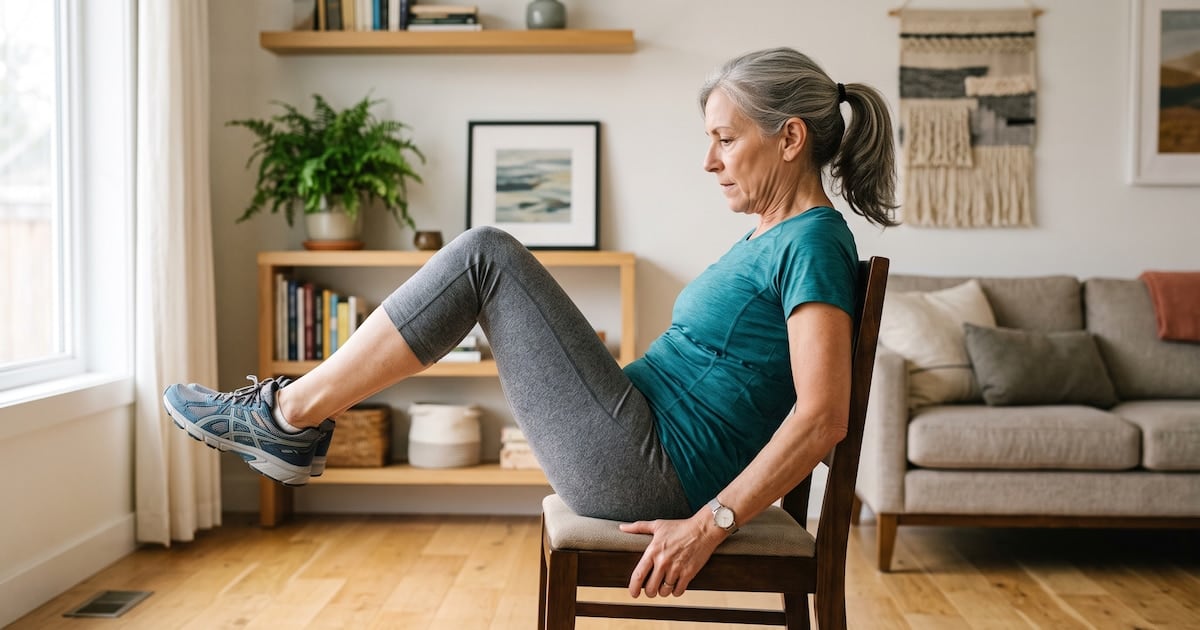 Tres movimientos de bajo impacto para no perder fuerza ni equilibrio después de los 60