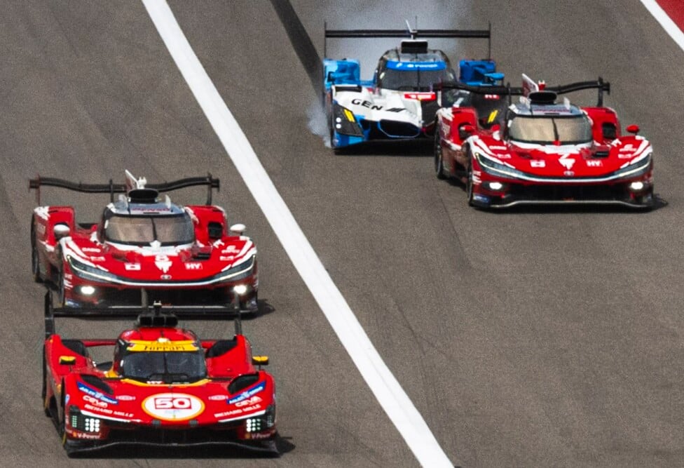 Un favor del destino: Ferrari la descose en Austin gracias al Toyota que se rompió a último momento