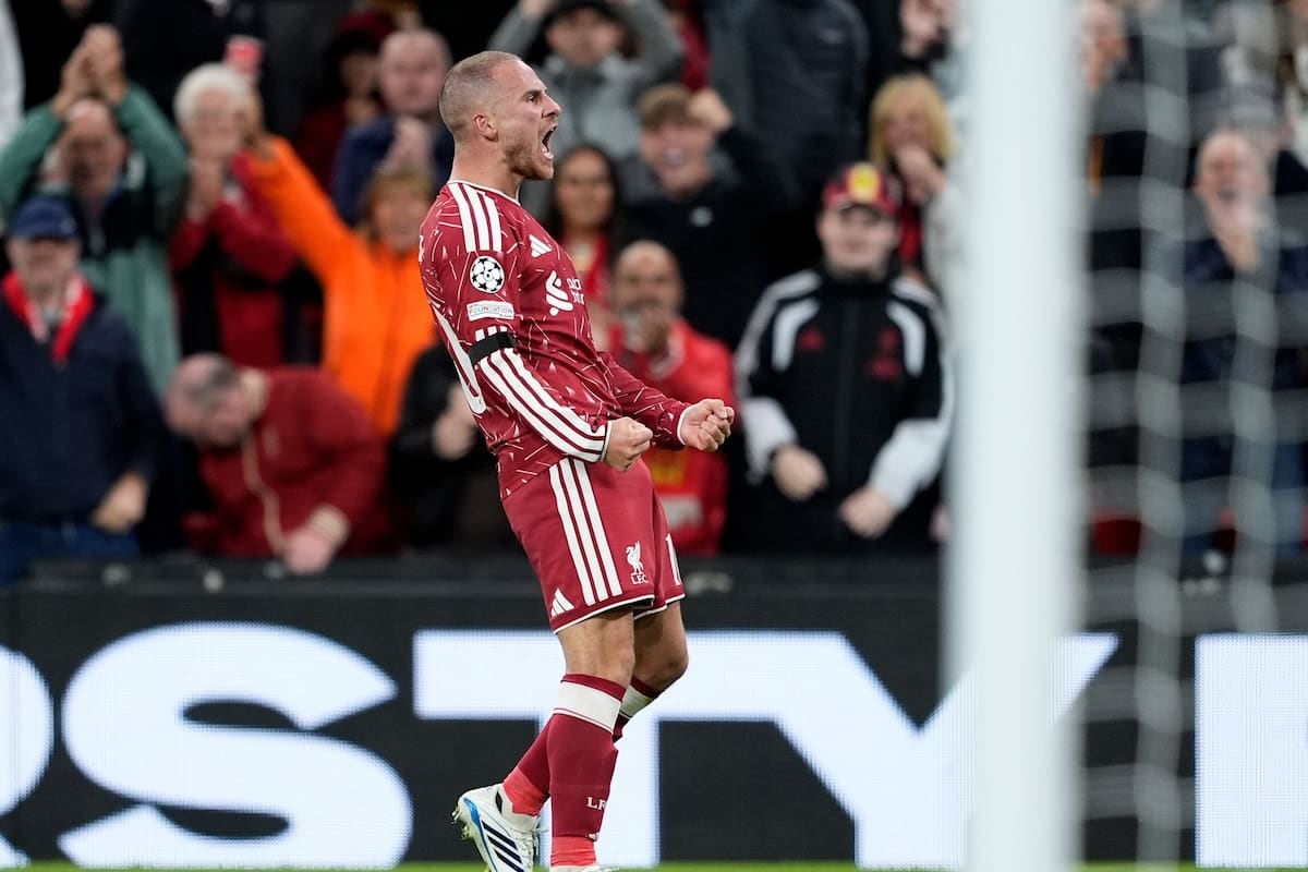 Mac Allister se sacó la bronca con un zurdazo y Liverpool le ganó al Atlético de Madrid en el arranque de la Champions