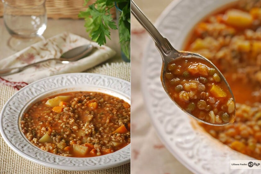 Lentejas con bulgur: el guiso que se planta frente al clásico de arroz y suma proteína completa