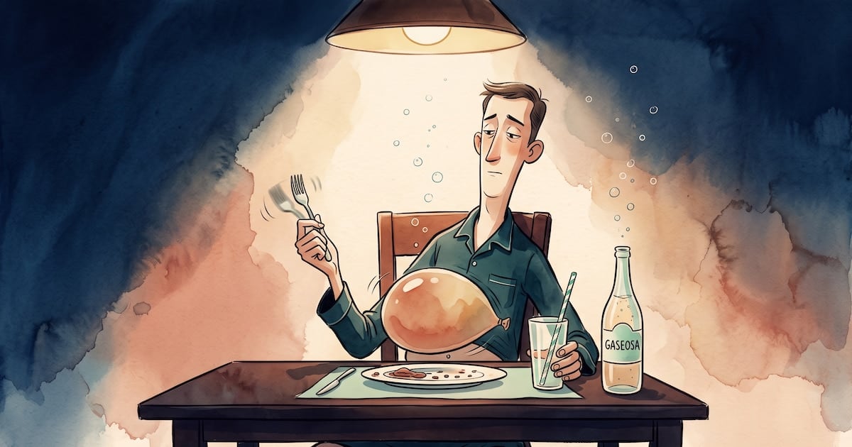 La panza que se infla de noche: qué dice el cuerpo cuando la cena no cierra bien