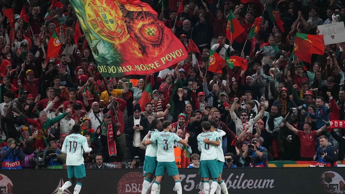 Portugal se floreó en Dinamarca sin Cristiano y sigue de racha en la Nations League