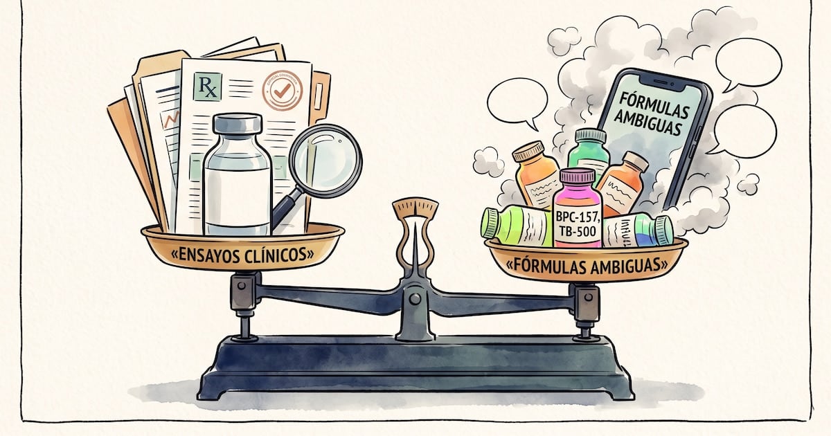 Péptidos bajo la lupa: cuando la palabra promete más de lo que la ciencia puede mostrar