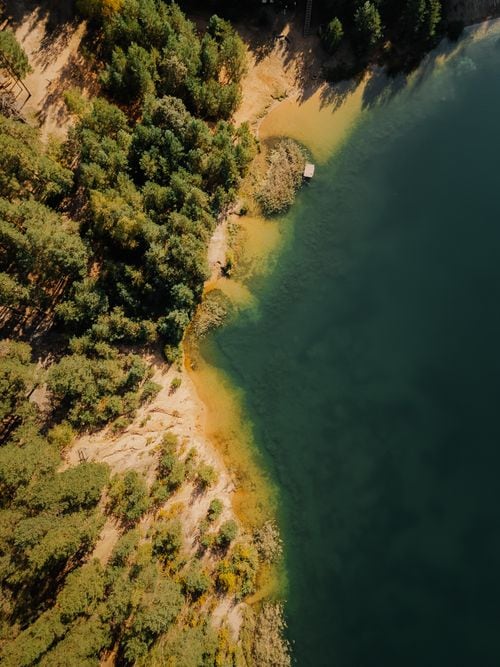 La capillita del aserradero que sigue en pie sobre el agua en San Martín de los Andes