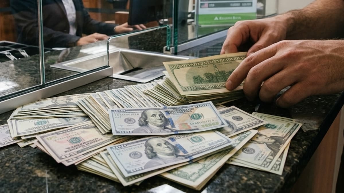 El dólar oficial y el blue vuelven a coincidir en los $1540 para la venta en una jornada con riesgo país en 579 puntos