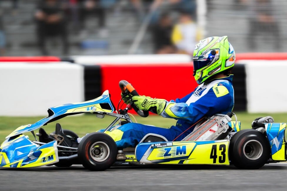 Saa peleó hasta el final en Viterbo y se trae la experiencia del karting mundialista