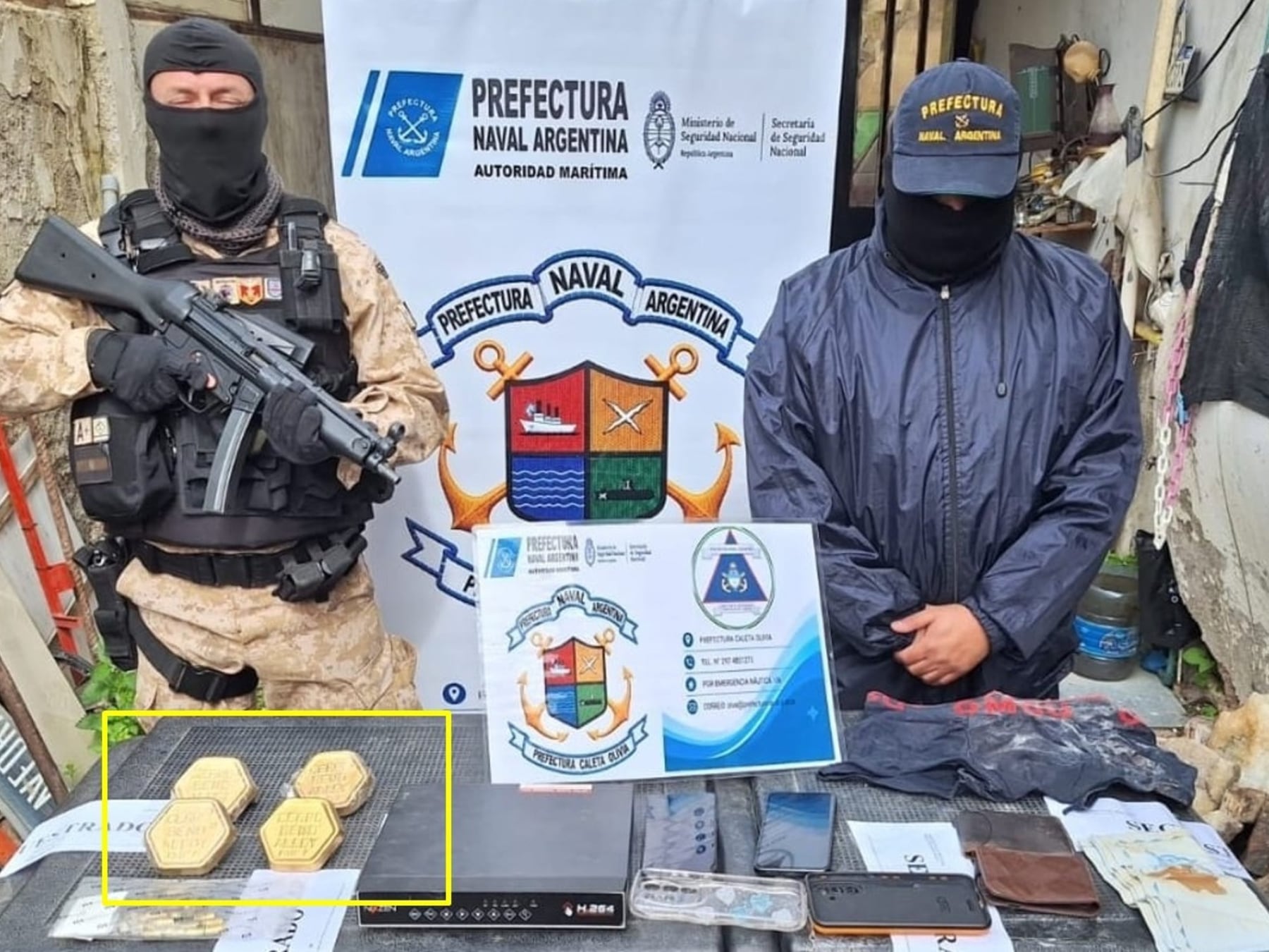 Caleta Olivia: las piezas que habían sido presentadas como lingotes de oro eran una aleación usada en radioterapia