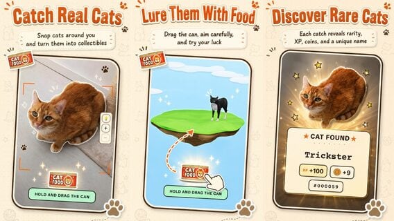 CatchCat lleva la colección de gatos a las calles del barrio